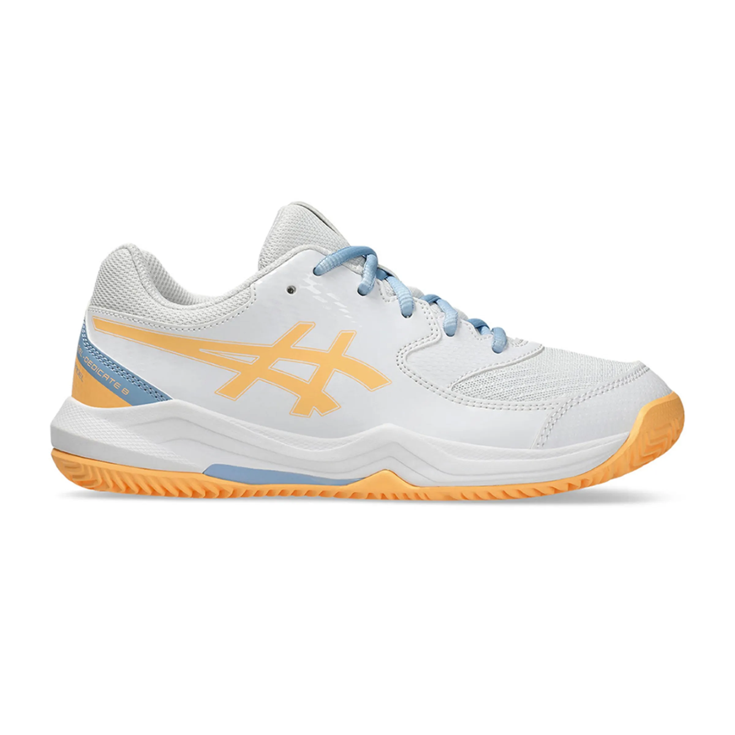 

Детские падельные кроссовки GEL-DEDICATE 8 PADEL GS Asics, белый/оранжевый