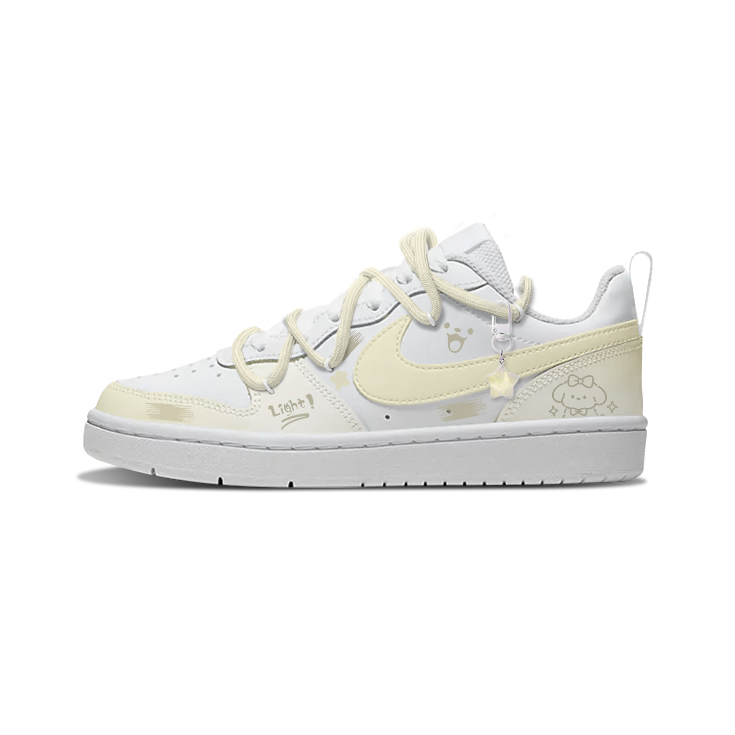 

Детские скейтерские кеды Court Borough Nike, желтый