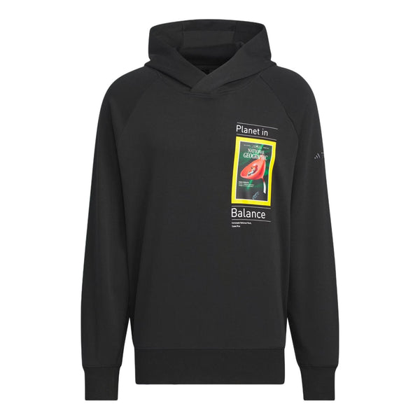 

Толстовка x national geographic dwr graphic hoodie asia sizing Adidas, черный