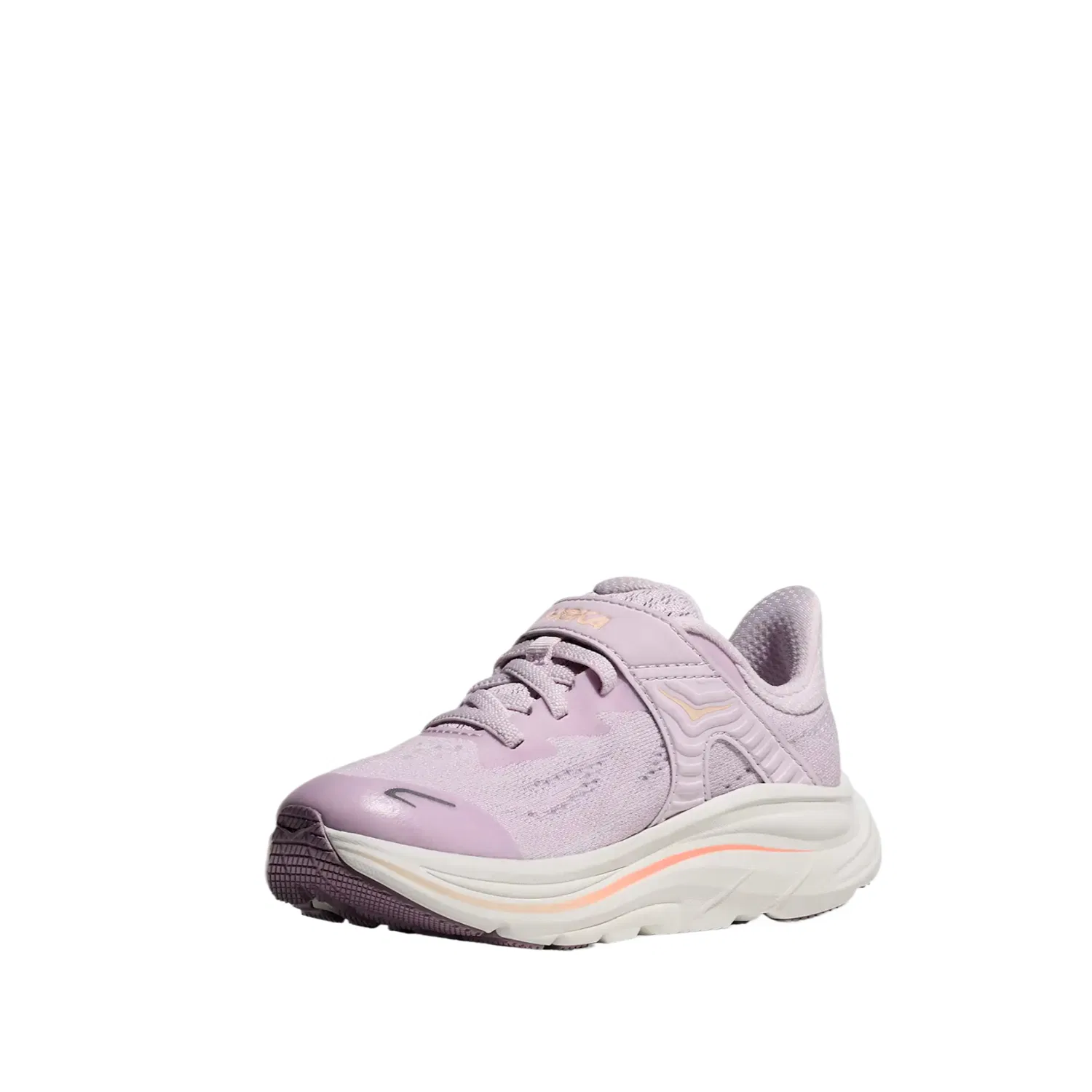 Кроссовки беговые детские HOKA ONE ONE Light Purple Cream/Orange Shiny — фото 4