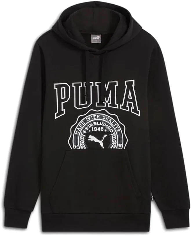 

PUMA мужская спортивная толстовка с капюшоном в стиле Vintage - Black