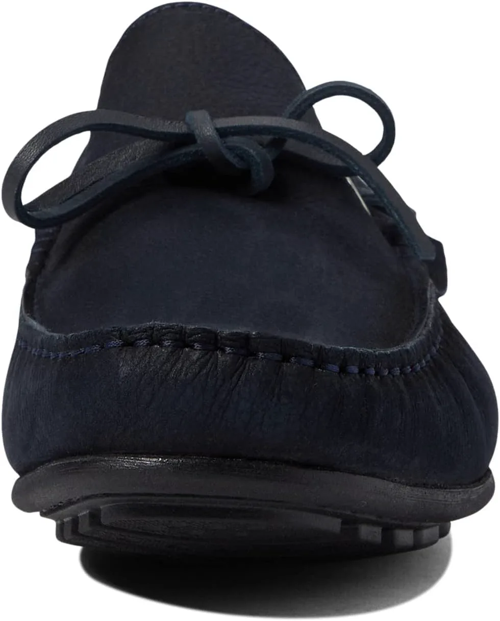 

Мужские повседневные лоферы из натуральной кожи с завязкой-бабочкой Marc Joseph New York, темно-синий