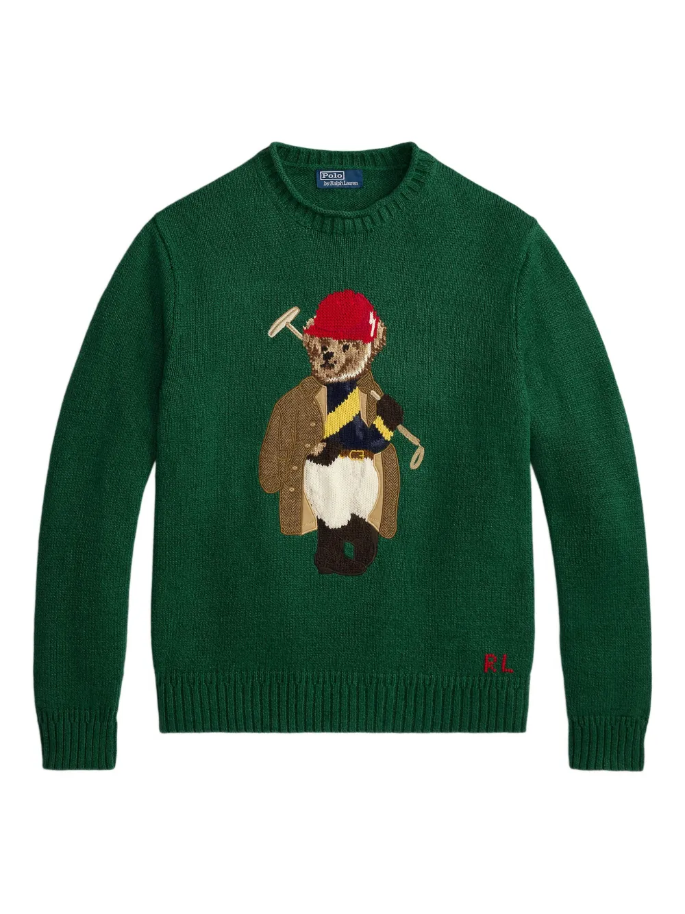 

Свитер с логотипом Polo Ralph Lauren, зеленый