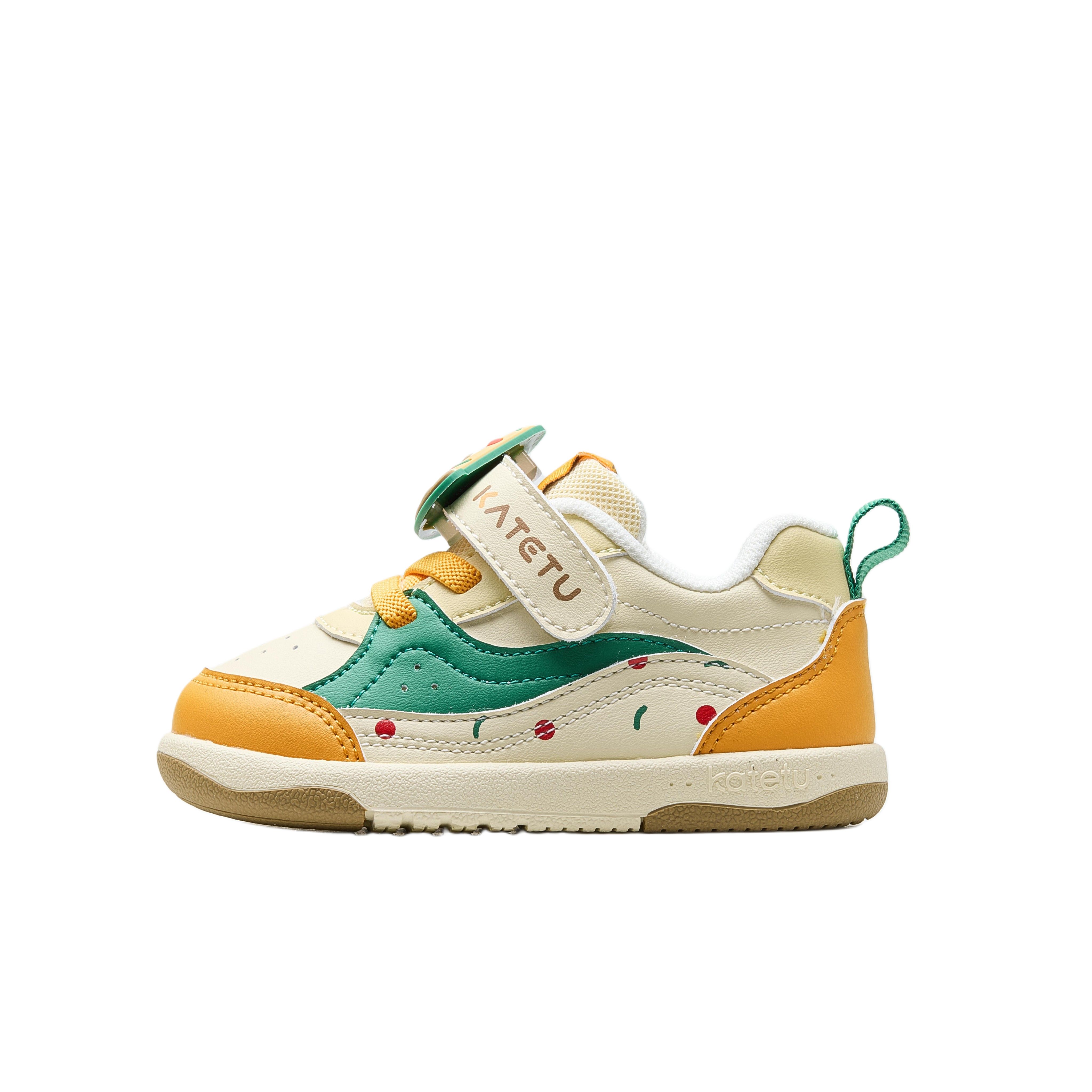 

Противоскользящая износостойкая обувь для малышей KATETU, желтый/зеленый