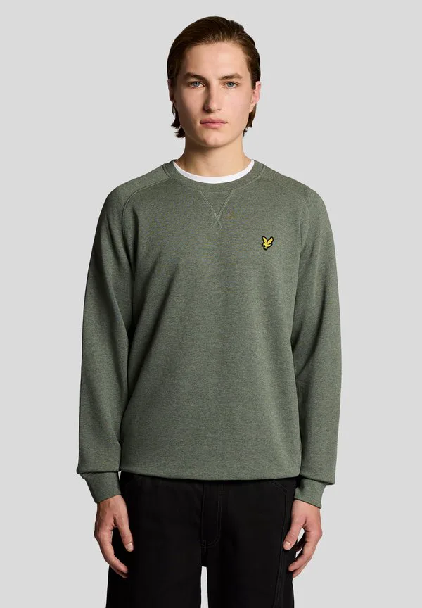 

Средний слой: толстовка-реглан из меланжевого трикотажа Lyle & Scott, Khaki Tri Marl, Серый, Средний слой: толстовка-реглан из меланжевого трикотажа Lyle & Scott, Khaki Tri Marl