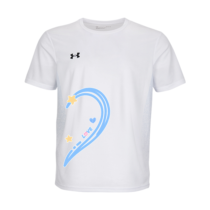 

Футболка с коротким рукавом Unisex быстросохнущая Under Armour, белый