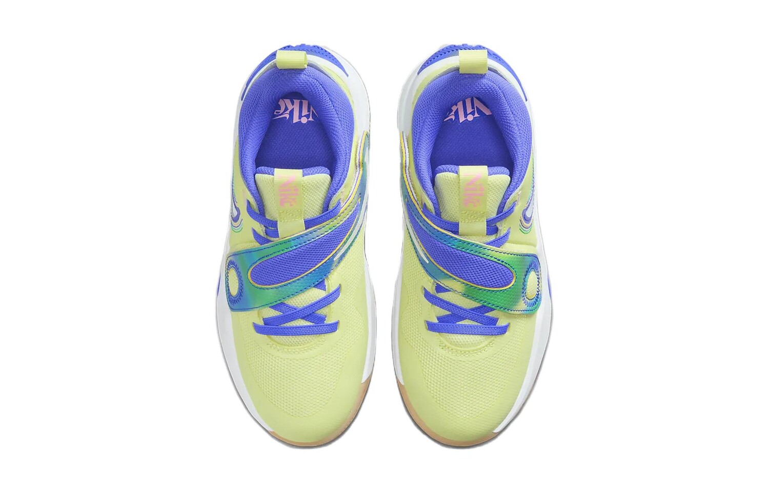 Детские баскетбольные кроссовки Nike Team Hustle D 11 GS, Turquoise — фото 4