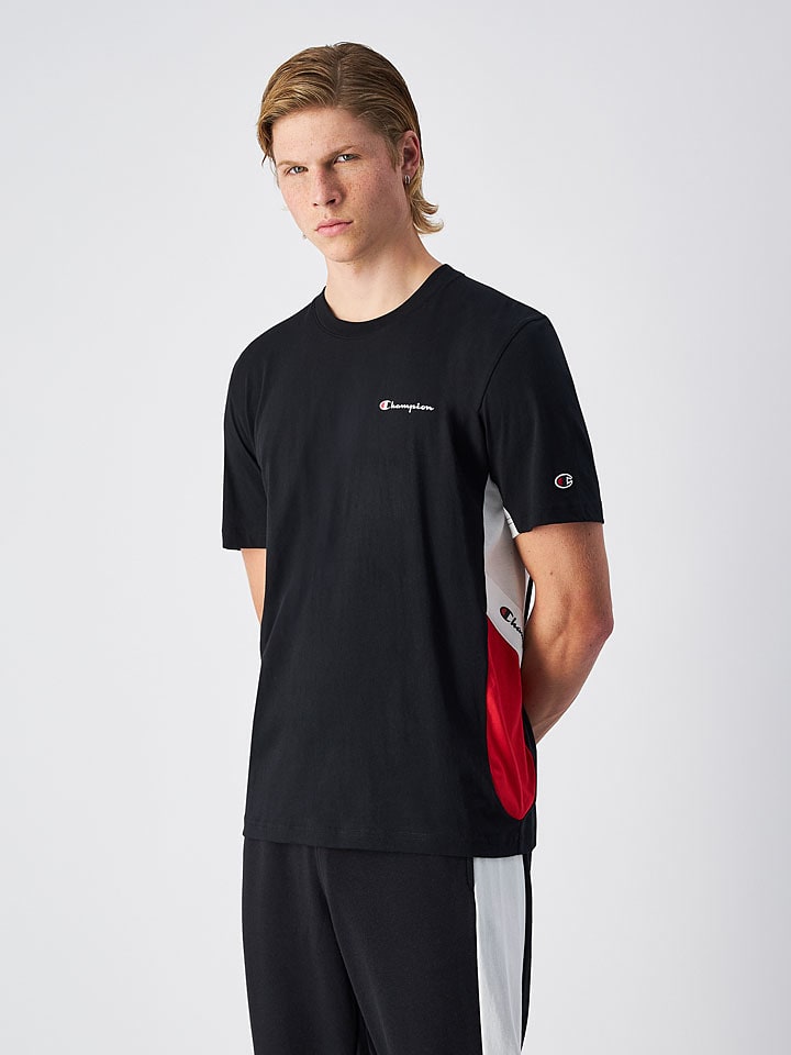 

Футболка Champion, цвет schwarz/rot/weiß