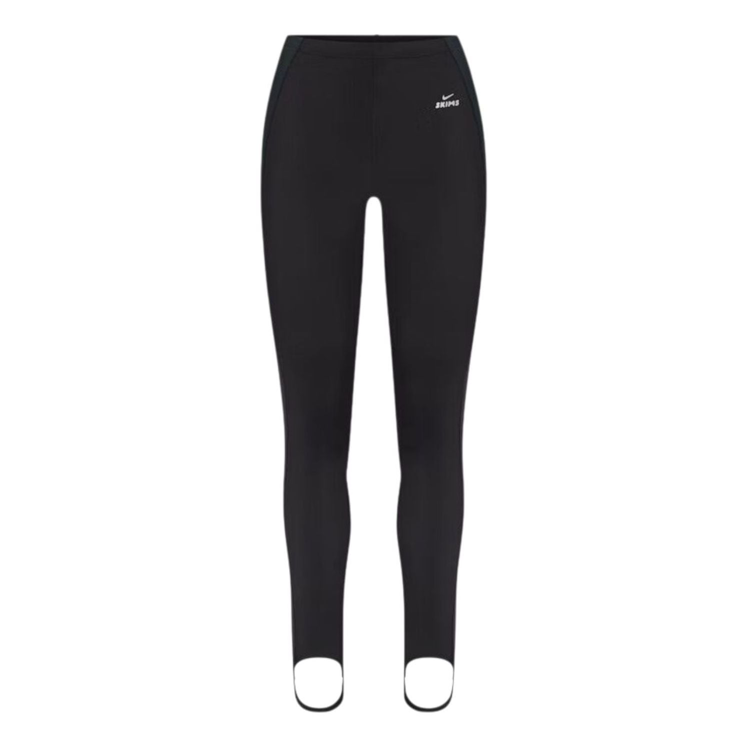 (WMNS) Леггинсы Nike x SKIMS Shine с высокой талией и завязками, 26 дюймов, цвет «Обсидианово-темно-бирюзовый»