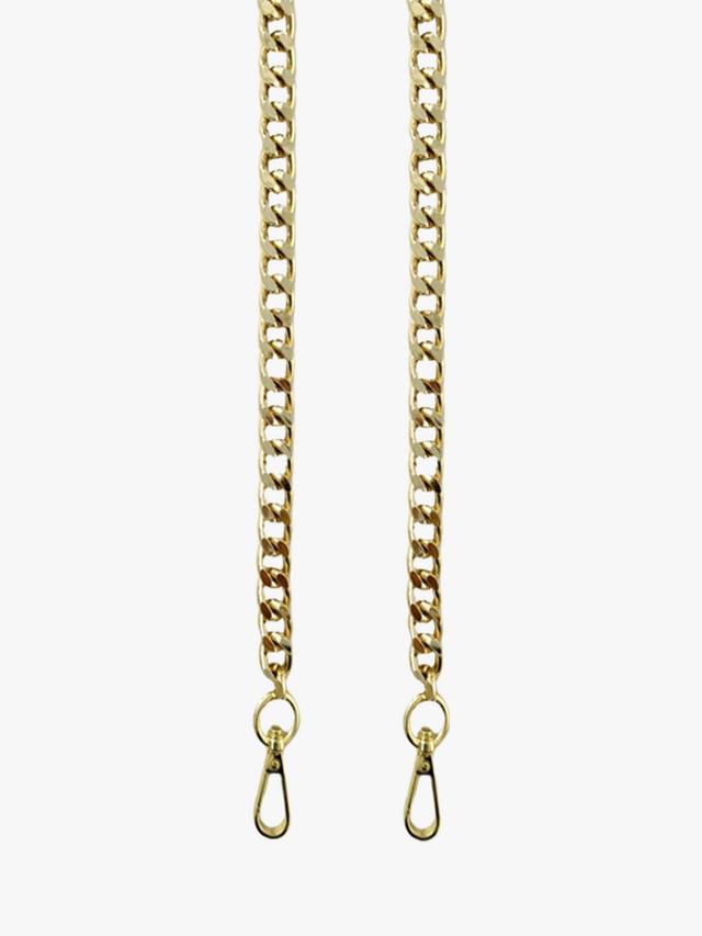 

Тонкий плоский наплечный ремешок с цепочкой Apatchy London, Gold