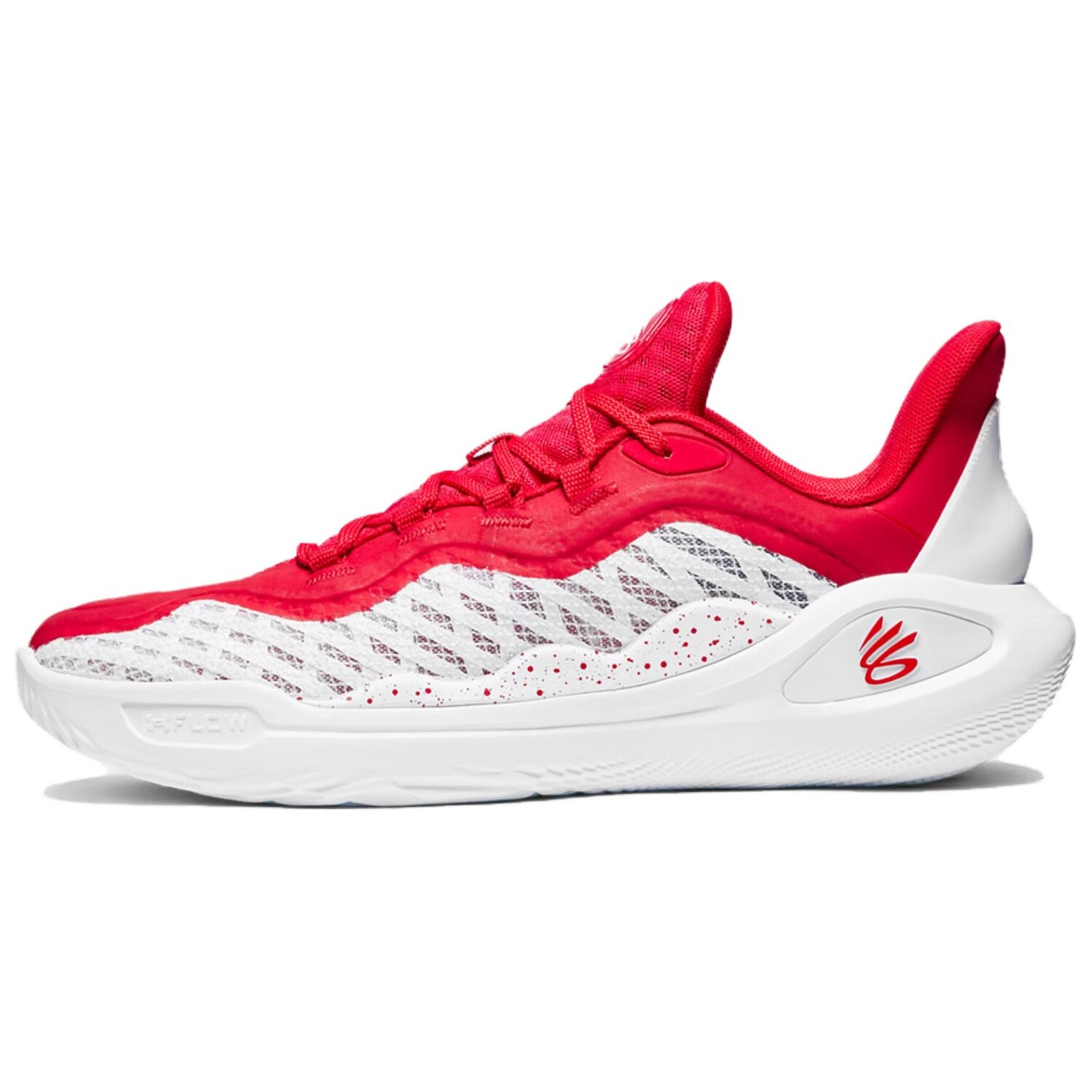 

Баскетбольные кроссовки Curry 11 Basketball Shoes Unisex Low-Top White/Red Under Armour