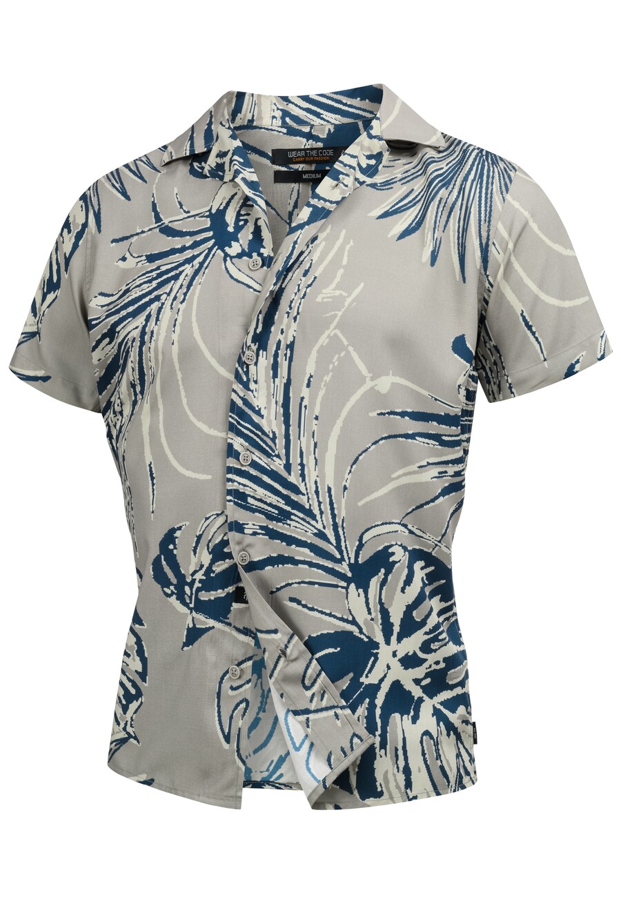 

Рубашка на пуговицах классического кроя INDICODE JEANS Milky, нюд