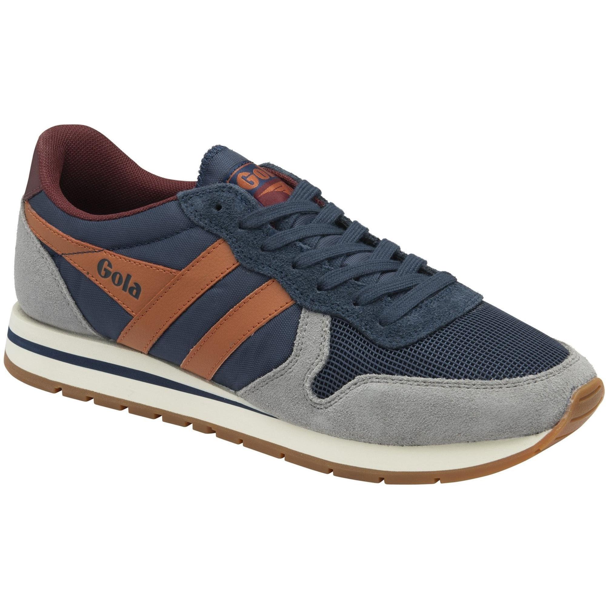 Мужские классические повседневные туфли Daytona Gola, Navy/Cement/Moody Orange — фото 2
