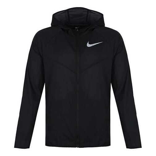 

Куртка Nike WindRunner Running Sports Windproof Jacket Black, черный