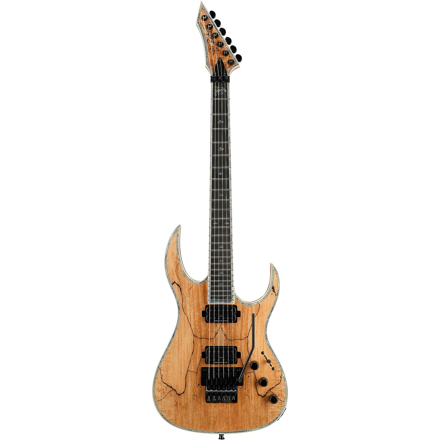 

B.C. Rich Archtop Rich Shredzilla Prophecy с электрогитарой Floyd Rose, клен Spalted