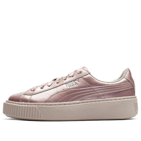 

Кроссовки basket platform metal pink Puma, розовый
