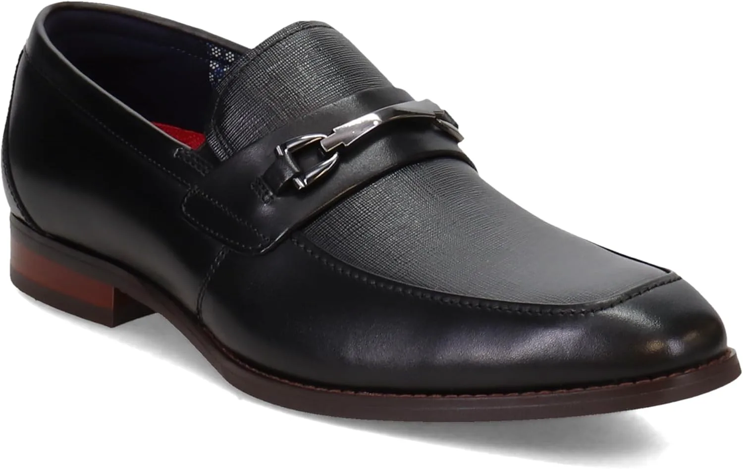 Мужские туфли Stacy Adams, Kaylor Moc Toe Bit Slip-On, черный — фото 2
