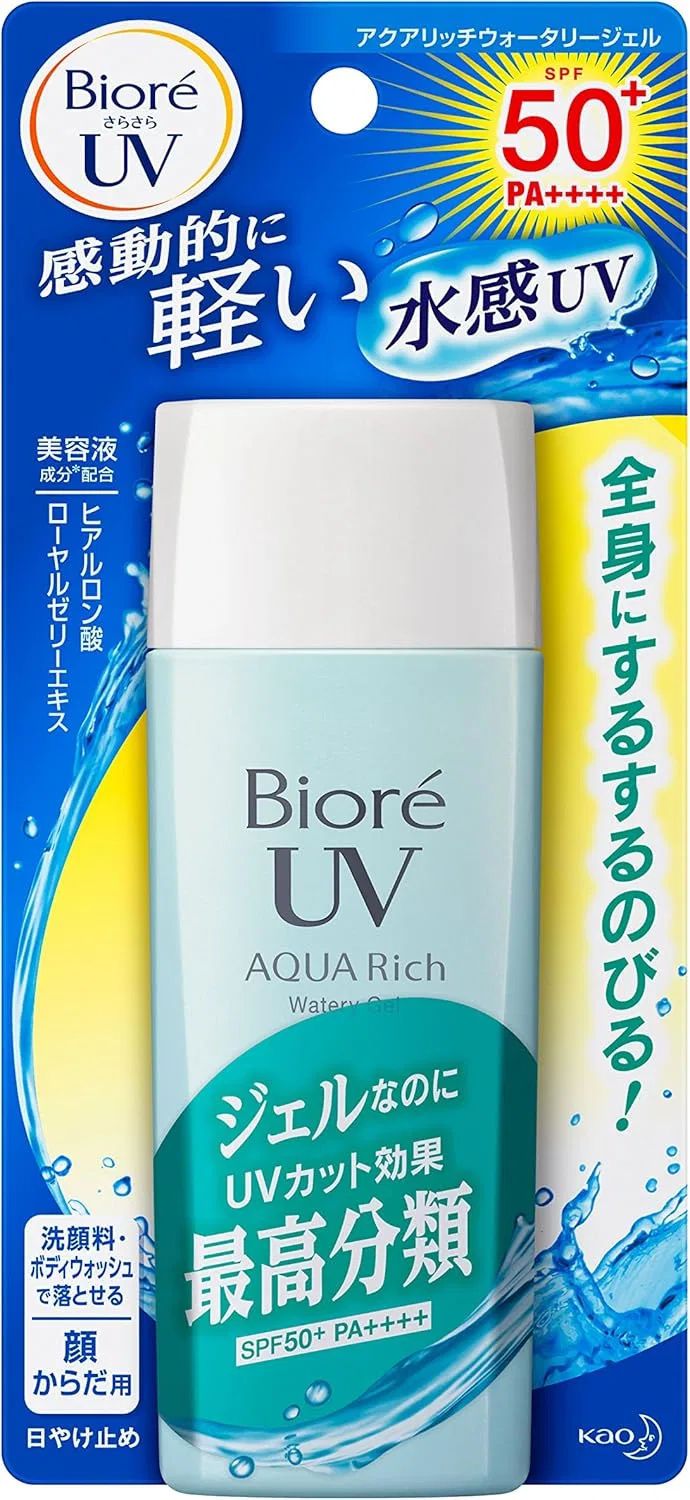 Солнцезащитный гель Biore UV Aqua Rich Water Gel SPF50+ PA++++ 90 мл — фото 3