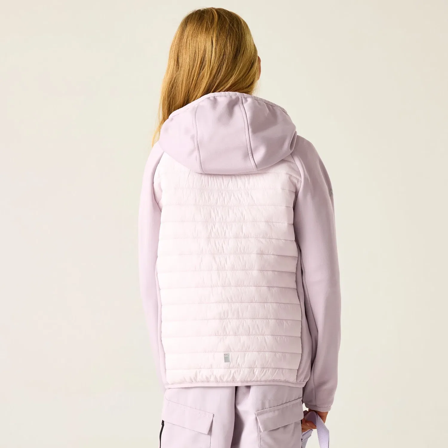 Детская куртка Hybrid Quilted Regatta, бледно-розовый — фото 2