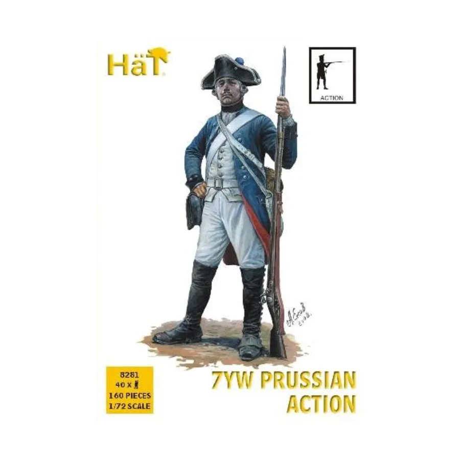 

7-летняя война Прусская пехота, Historical Plastic Military Figures - Napoleonic (1:72) (Hat Industries)