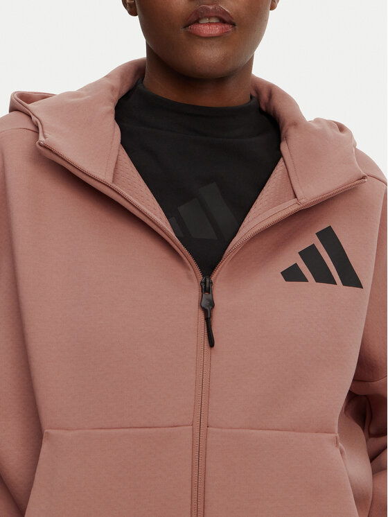 Свободный крой толстовка Z.N.E. JC5394 Adidas, розовый — фото 4