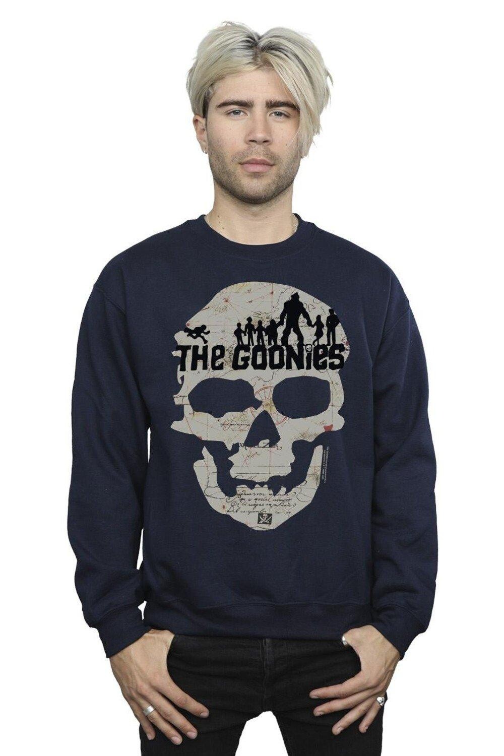 

Толстовка с изображением черепа The Goonies, темно-синий