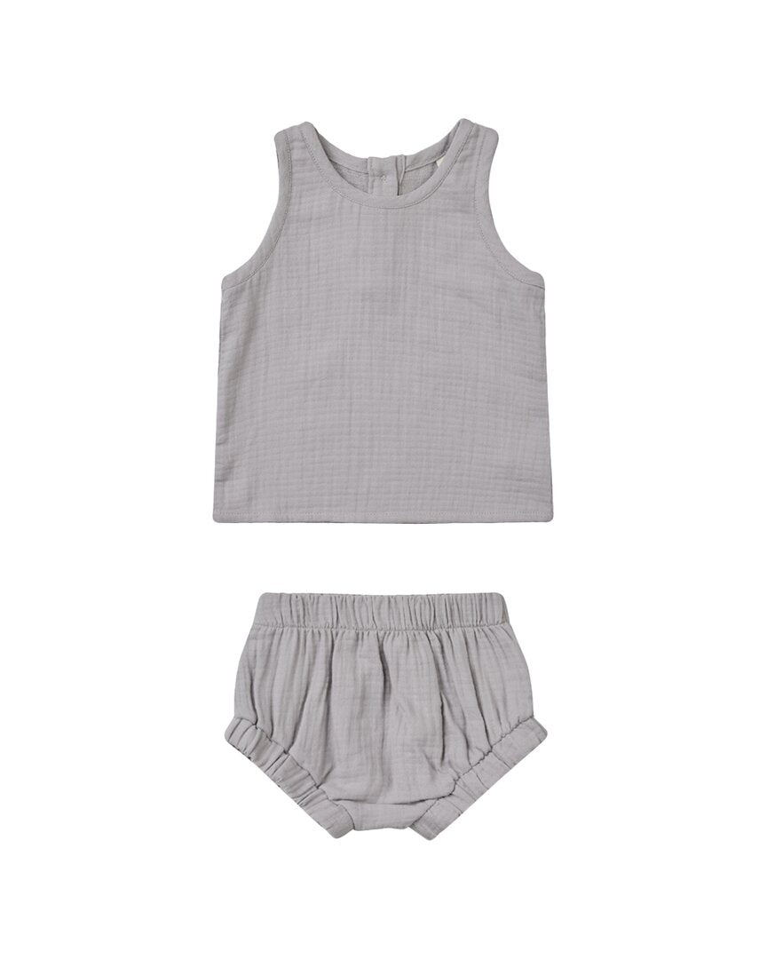 

Комплект из майки и шорт Quincy Mae Woven, цвет periwinkle