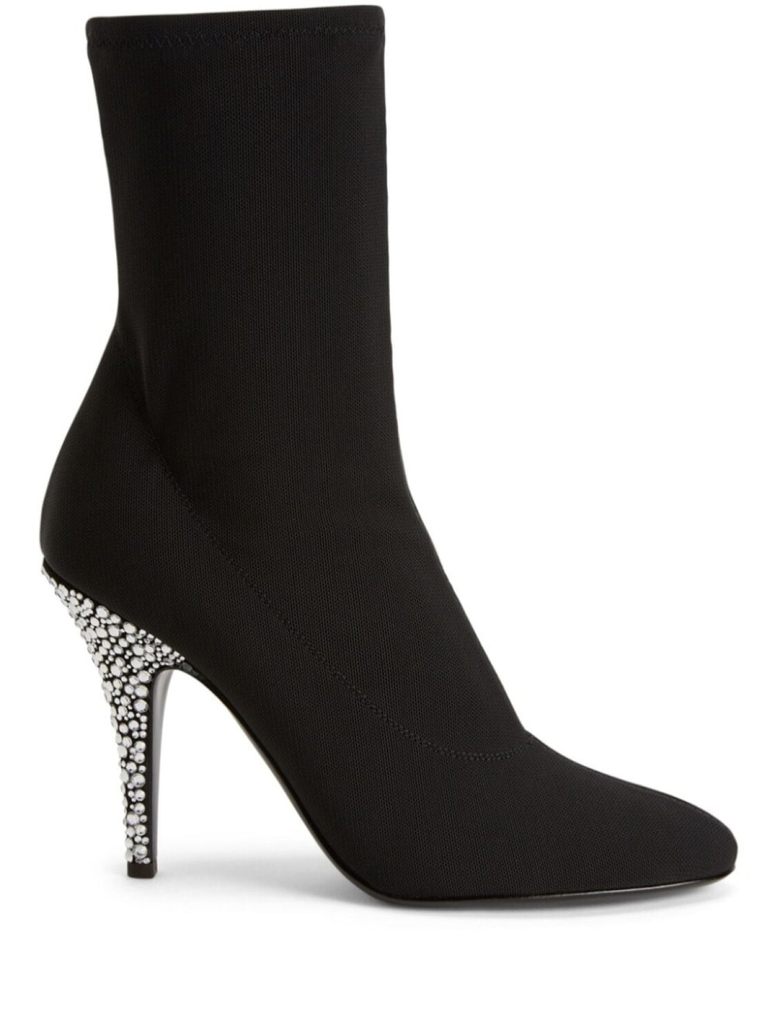 

Giuseppe Zanotti ботильоны Calixtee 100 с кристаллами, черный