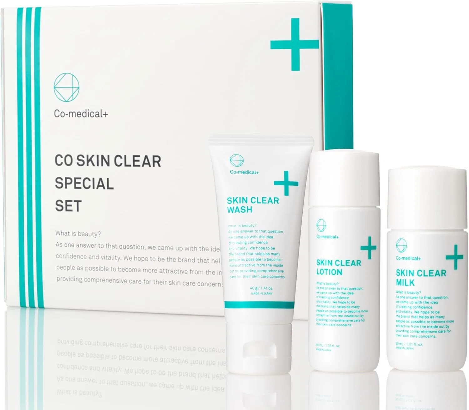 Набор для ухода за кожей Co-medical+ CO Medicated Skin Clear Special Set, 10-дневный курс, против акне