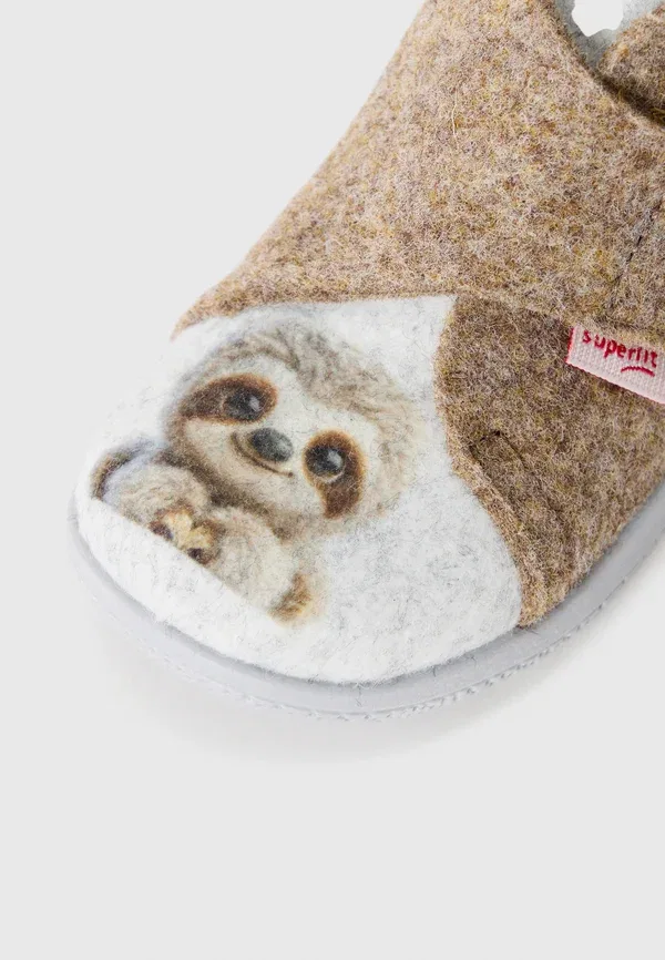Тапочки Happy octi slippers Superfit, бежевый — фото 3