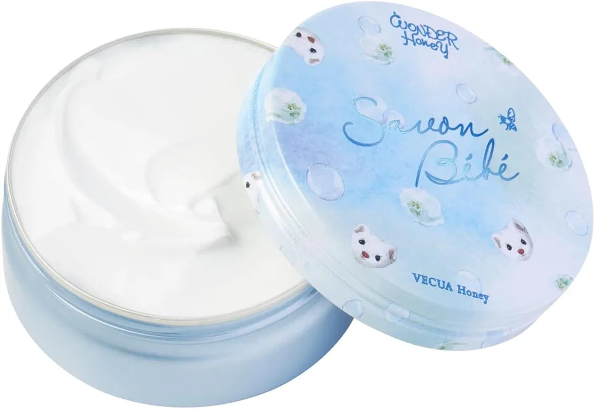 Крем-бальзам для лица и тела VECUA Honey Wonder Honey Concentrated Honey Marché Cream Balm, 75 г, аромат Savon Bébé — фото 3