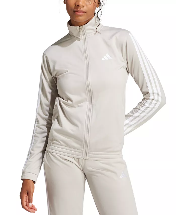 

Женская трикотажная куртка Track Jacket с тремя полосками adidas, серый