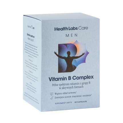 

Витаминный комплекс B для мужчин, пищевая добавка, 60 капсул Healthlabs