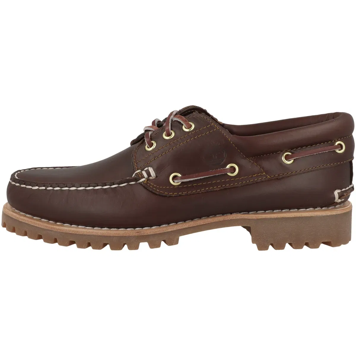 Слипперы лодочные из гладкой кожи Timberland, коричневый