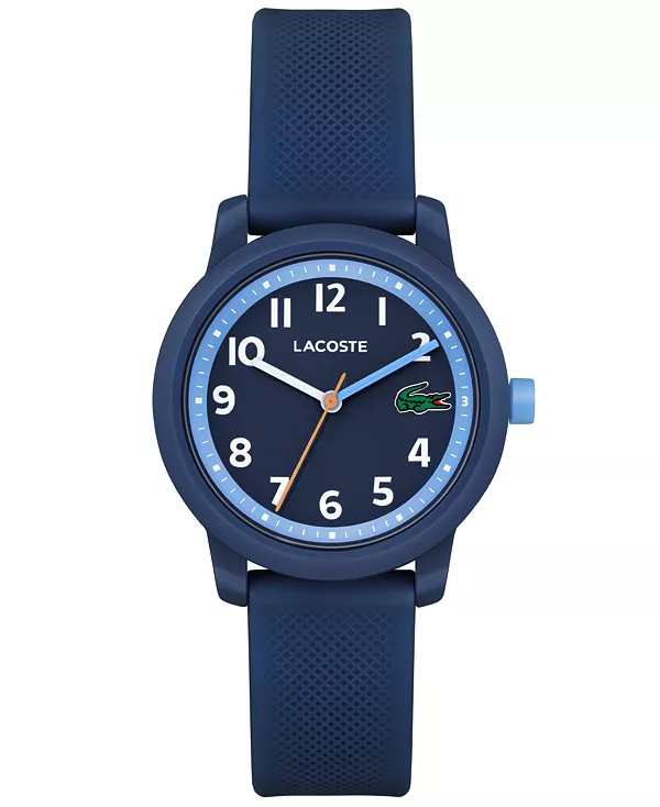 

Детские часы L.12.12 с силиконовым ремешком светло-синего цвета, 32 мм Lacoste, navy