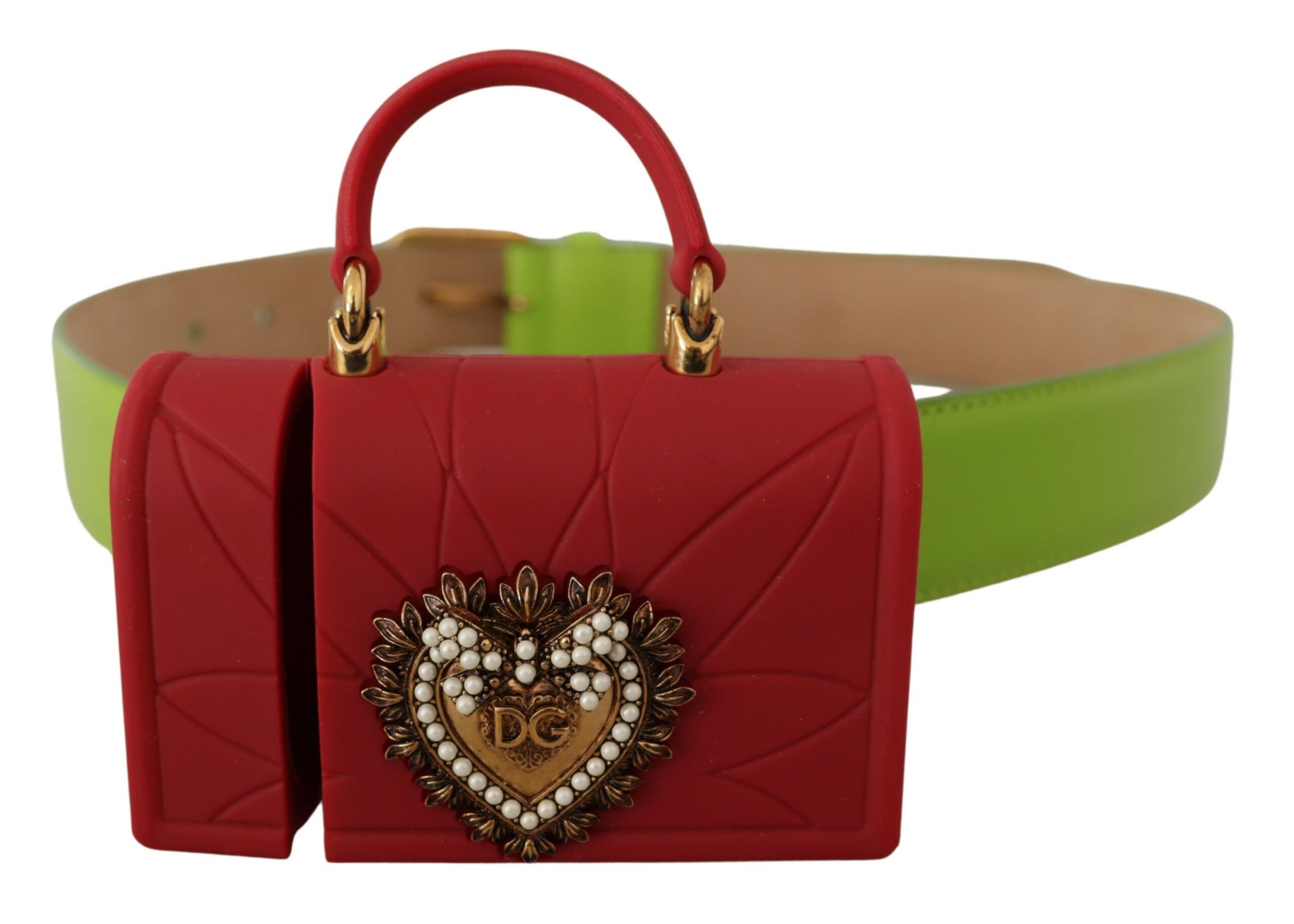 

Элегантный кожаный ремень с аксессуаром в виде мини-сумки Dolce & Gabbana
