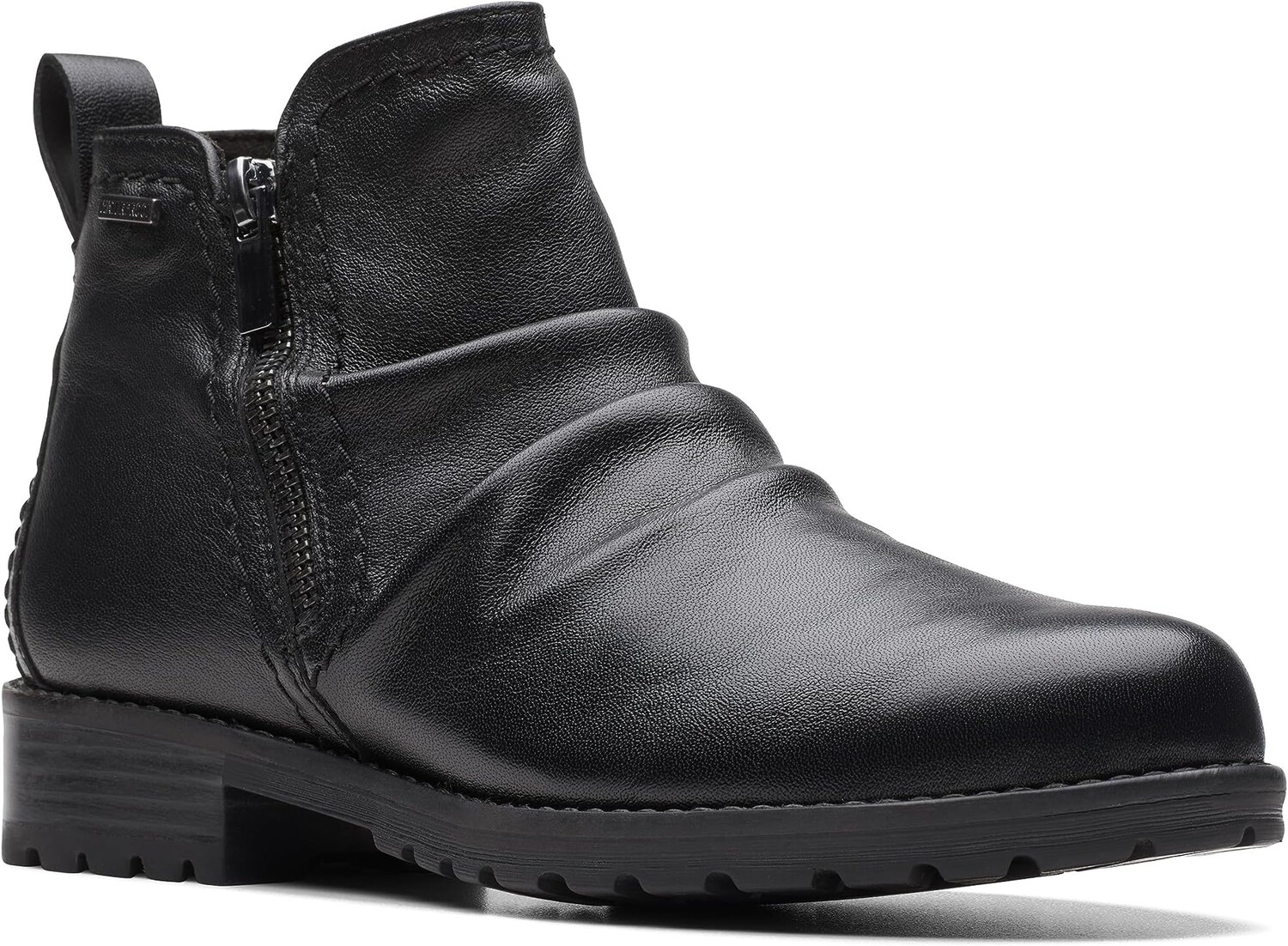 

Ботильоны Aspra Walk Waterproof Clarks, черная кожа, Черный, Ботильоны Aspra Walk Waterproof Clarks, черная кожа