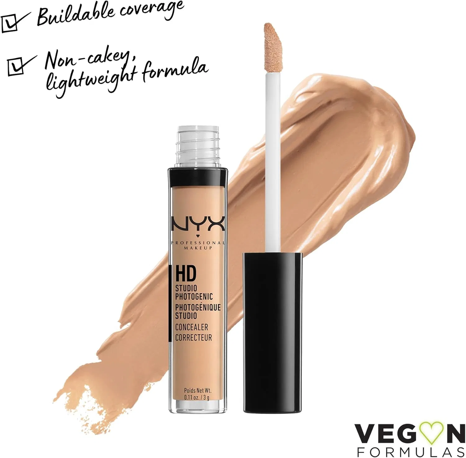 Консилер жидкий NYX Professional Makeup Medium — фото 2
