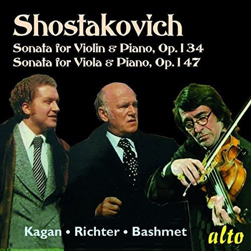 

CD диск Richter / Kagan / Bashmet: Shostakovich: Vilolin Sonata Viola Sonata Opp. 134