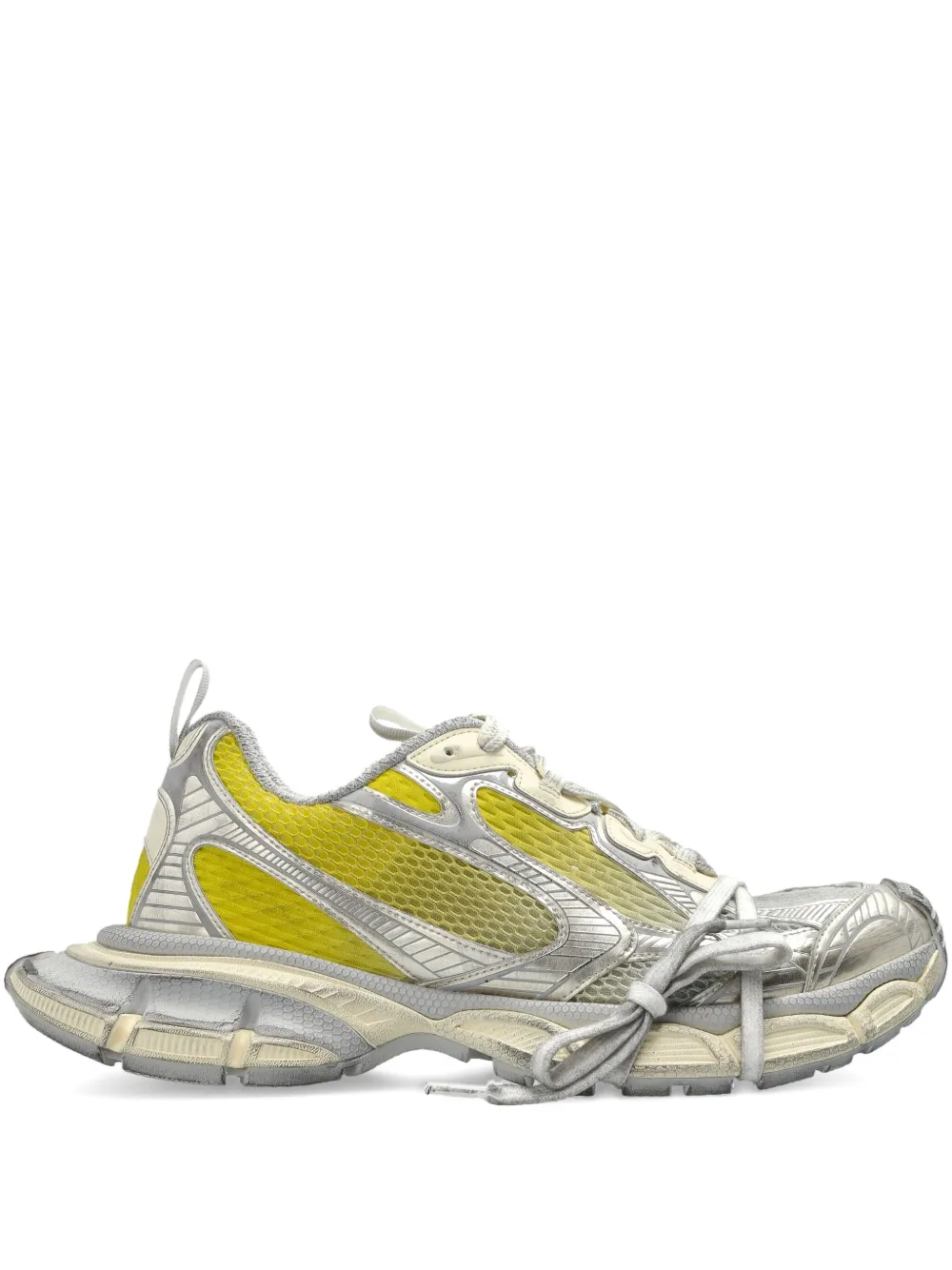 

Кроссовки 3XL со вставками BALENCIAGA, серебяный