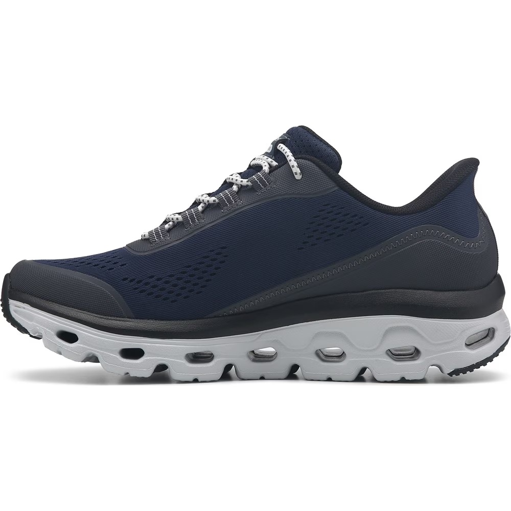 Кроссовки на широкой подошве Slip-Ins glide-step от Skechers, navy/black/white — фото 3