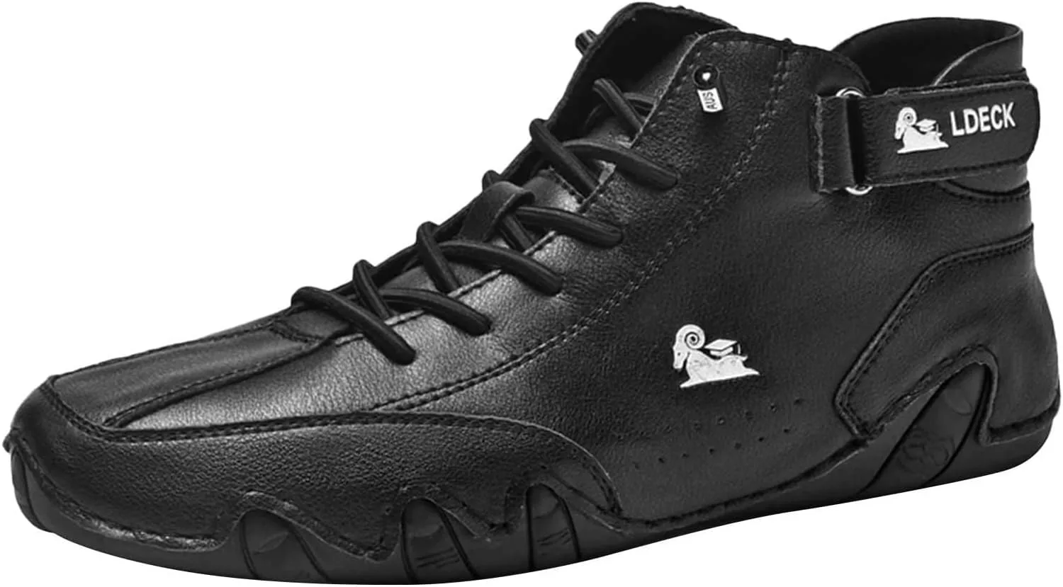 

Мужские ботинки DAGY Chukka, итальянские ручной работы из замши, высокие ботинки, водонепроницаемые, противоскользящие, дышащие ботинки Chukka на липучке, черный