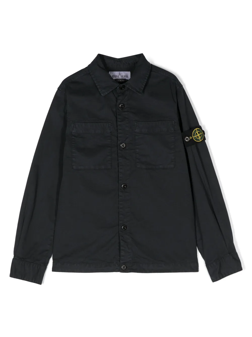 

Рубашка с нашивкой Compass Stone Island Junior, синий