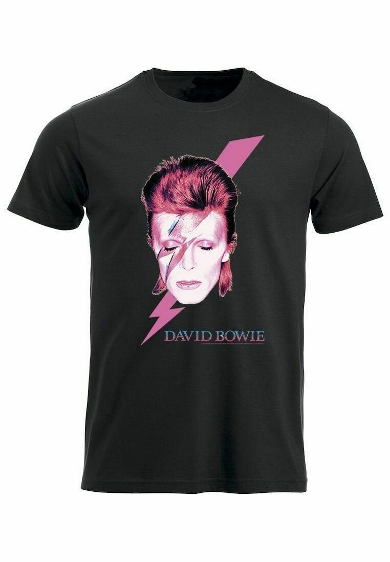 

Футболка с принтом DAVID BOWIE ALADDIN SANE rockshirts, черный
