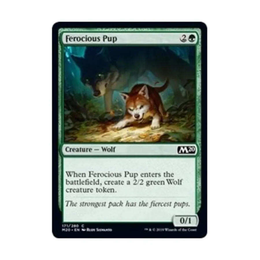 

CCG Свирепый щенок (С), MTG - Core Set 2020