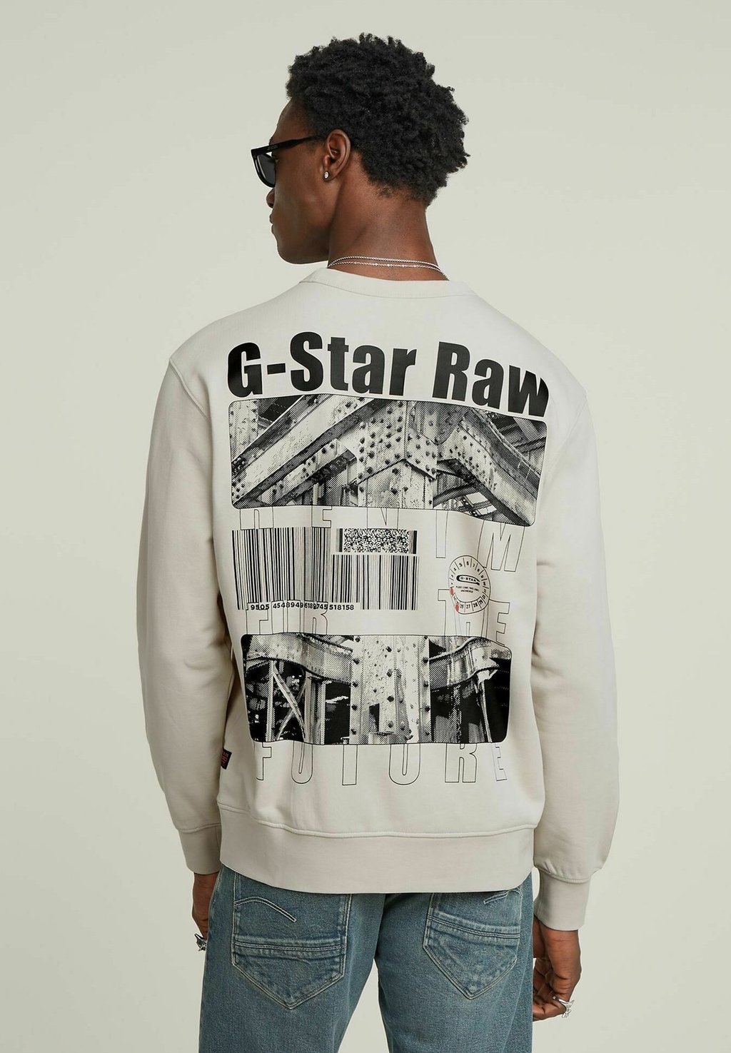 

Толстовка SUBSTANCE BACK GRAPHIC G-STAR, белый