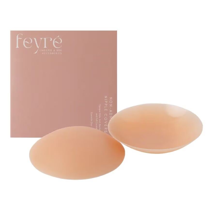 

Feyre Непрозрачные накладки на соски без клея, 8 см, миндалевидные, Almond