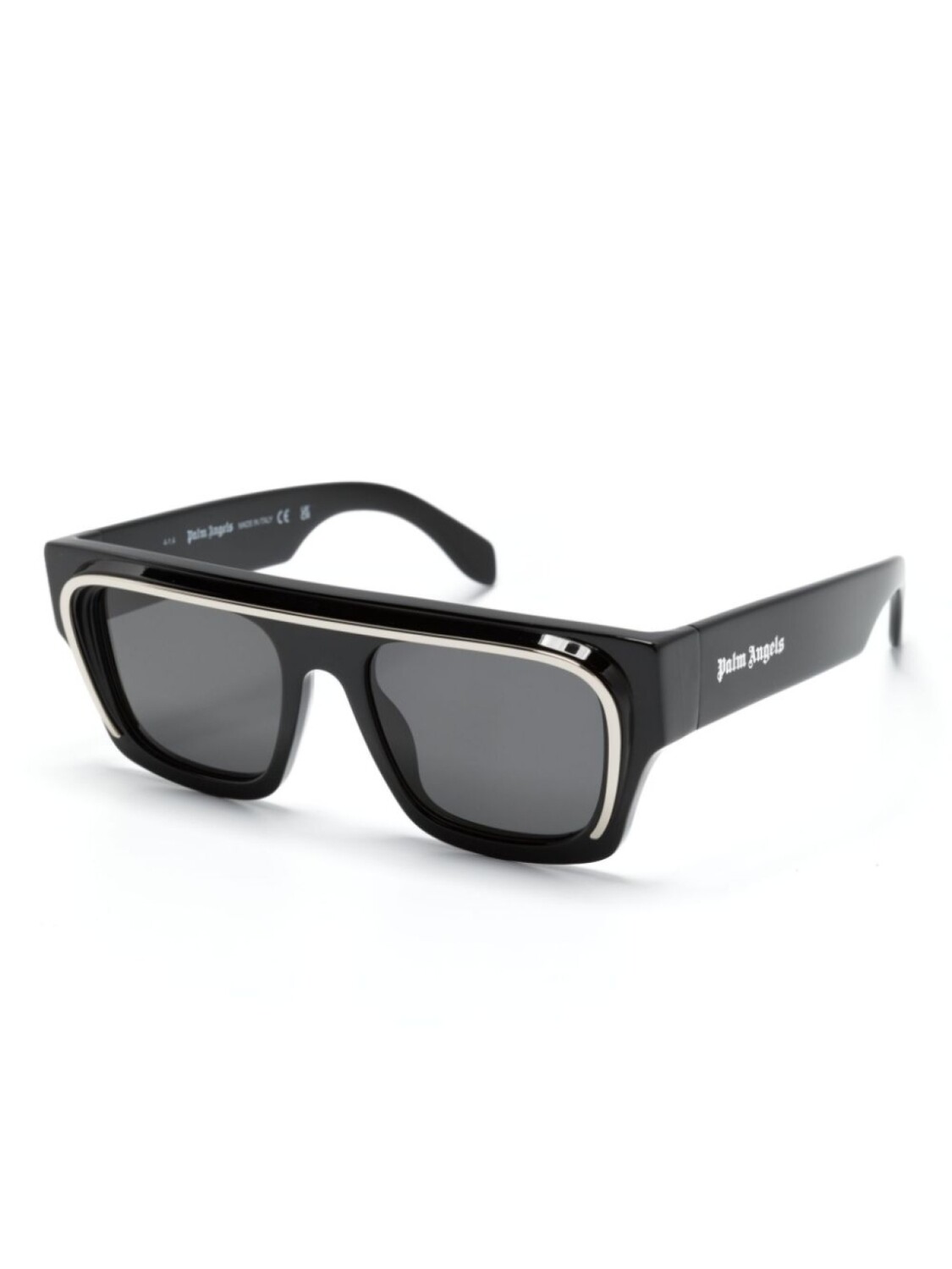 

Солнцезащитные очки Salton в квадратной оправе Palm Angels Eyewear, черный