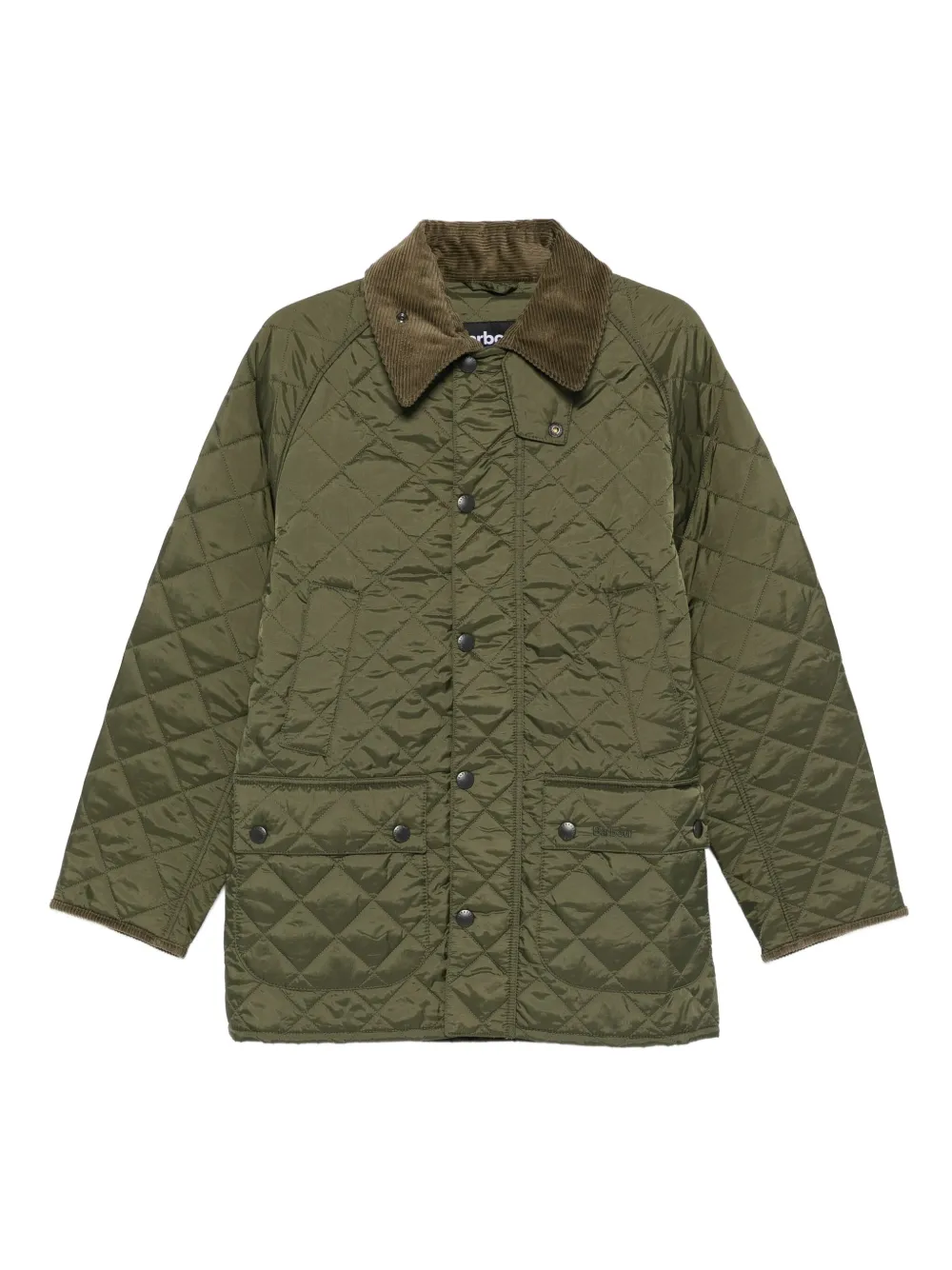 

Пальто с вельветовым воротником Barbour, зеленый