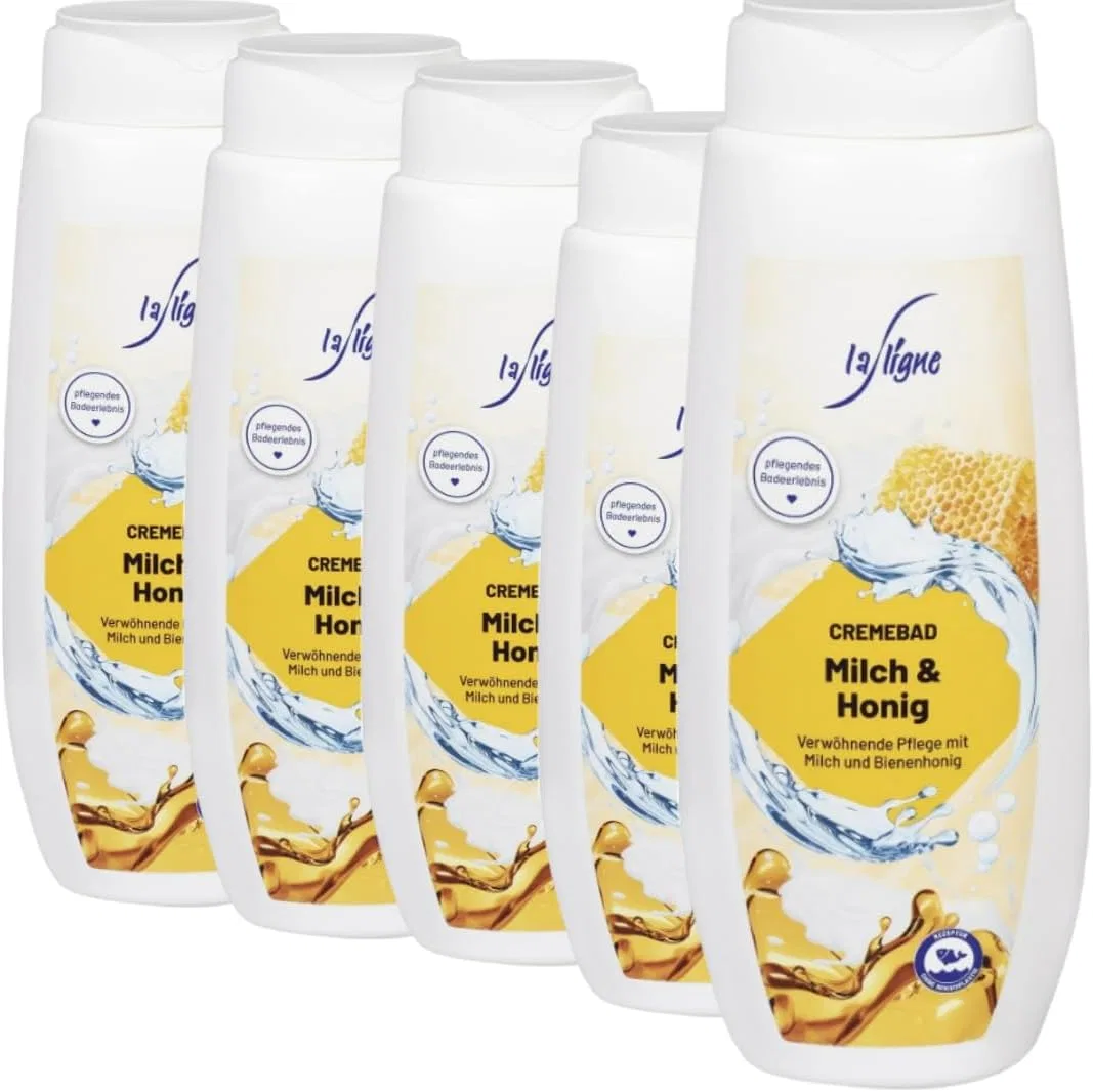 Крем-молочко для ванны La Ligne Milk & Honey, 5 штук по 750 мл Pufai